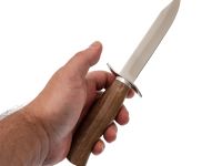 Нож разведчика НР-40, сталь 65х13, рукоять орех