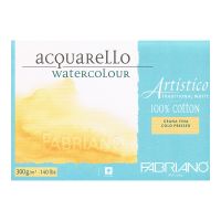 Альбом-склейка для акварели Fabriano "Artistico Traditional White" Фин 18x26 см 20л 300 г