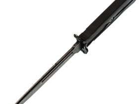 Тактический нож Mr.Blade Leshiy blackwash, сталь AUS-8, рукоять Black Elastron