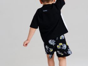 Комплект детский трикотажный для мальчиков: фуфайка (футболка), шорты