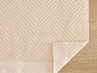 Полотенце махровое Зигзаг/Zigzag, бежевое