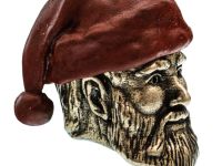 Бусина для темляка "Дед Мороз", латунь