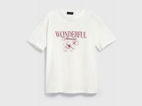 Футболка с принтом, Белый