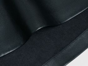 Платье-бюстье из искусственной кожи, Черный