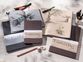 Блокнот для набросков Hahnemuhle "Grey Book" А5 40 л 120 г, светло-серый