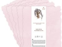 Бумага для акварели Лилия Холдинг 56х76 см 400 г хлопок 100%, розовая