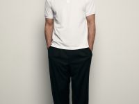 Базовое поло из хлопка прямого силуэта