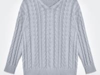 Джемпер свободного силуэта из хлопка