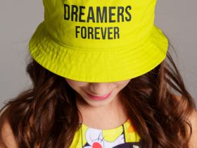 Панама текстильная для девочек