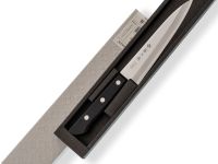 Кухонный нож универсальный Tojiro Western Knife F-318, сталь VG-10, рукоять стабилизированная древесина, черный