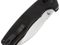 Складной нож Obertech ns-01 thumb stud satin, сталь VG-10, рукоять G10, черный