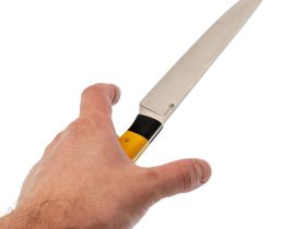 Набор кухонный "Хозяин", ст.VG-10, ц.м.,рук.G10 желтый