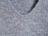 Джемпер с шарфом, Серый