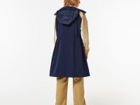 Женская двухцветная ветровка Lacoste с капюшоном