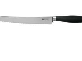 Кухонный хлебный нож Boker Core Professional Bread Knife, 220 мм, сталь X50CrMoV15, рукоять пластик