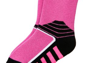 Термоноски трикотажные для девочек (низкие махровые)