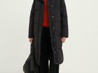 Пальто утепленное с капюшоном