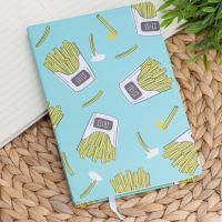 Блокнот "Nosh french fries" 14,5*21 см, green