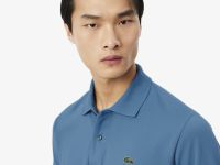 Мужское поло Lacoste из смеси эластичного органического хлопка