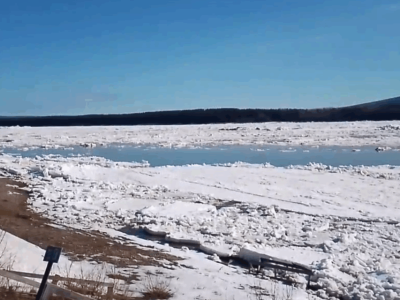 Ледоход на реке Лене достиг границ Якутии