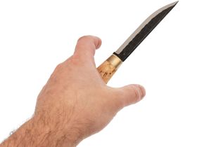 Нож финский Marttiini Lynx, сталь X75Cr1, рукоять карельская береза