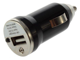 Автомобильное зарядное устройство для смартфона USB 5W 2.1A (Back)