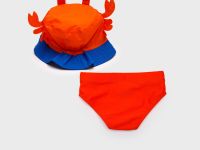 Комплект детский для мальчиков: плавки трикотажные, панама текстильная