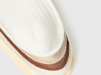 Короткие носки в рубчик для девочек, 5 пар, Бежевый