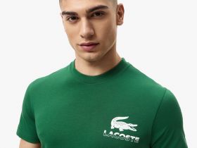 Мужская хлопковая футболка Lacoste