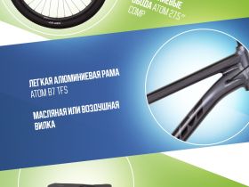 Горный велосипед Atom Bion Seven 50, год 2024, цвет Серый, ростовка 13.5