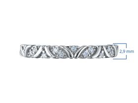Кольцо из белого золота э4712кц09210607