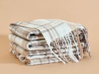 Плед Клетка/Cellule, бежевый