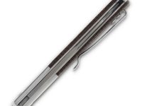 Складной нож Queen Cutlery Large Sheepsfoot Barlow, сталь M390, рукоять микарта, коричневый