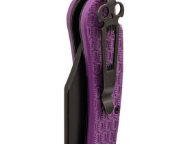 Складной нож Daggerr Powie Purple BW DL, сталь 8Cr14MoV, рукоять FRN