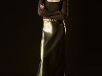 Боди с длинным рукавом, Коричневый