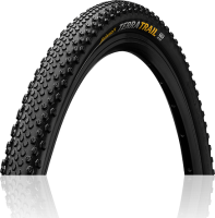 Велопокрышка Continental Terra Trail 28" (черный / коричневый 700x40c кевларовый)