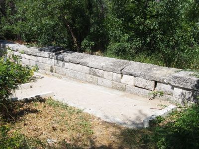 Мемориальное обозначение местонахождения батареи № 127 в 1854-1855 годах