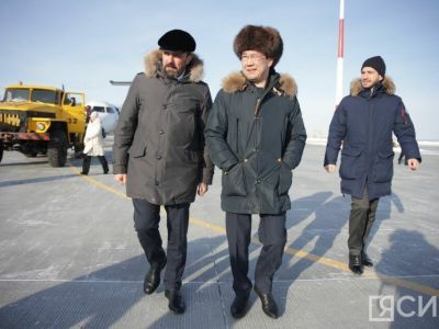 Глава Якутии прибыл с рабочим визитом в Нерюнгринский район