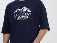 Футболка из хлопка с принтом