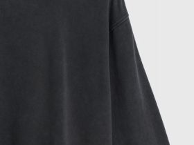 Свитшот с эффектом стирки, Серый