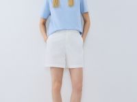 Шорты из хлопка, Белый