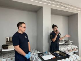 Следователи провели профориентационное занятие с воспитанниками летнего лагеря «Арктика и Космос»