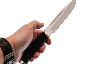 Нож Казак-1, сталь 65х13, резина