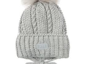 Комплект вязаный для мальчика: шапка, снуд