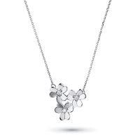 Колье из серебра с бриллиантами э0601кл03185300