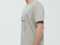 Футболка из хлопка с принтом