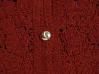 Кардиган кроше, Оранжевый