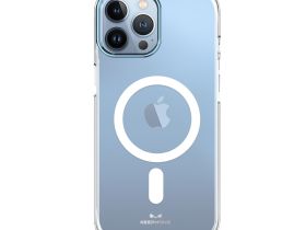 Чехол-накладка Keephone Dazzle Pro Magsafe для Apple iPhone 13 Pro пластиковый (зеленая рамка)