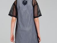 Комплект трикотажный для девочек: платье-футболка, туника