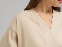 Свободное платье А-силуэта из тенселя